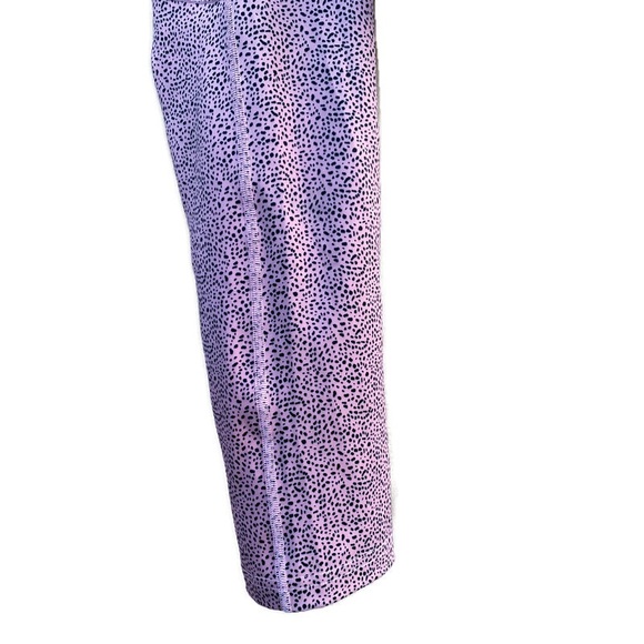 MALO Republic Baby Cheetah Print Pink High Rise Luxe Leggings Medium - Picture 5 of 6